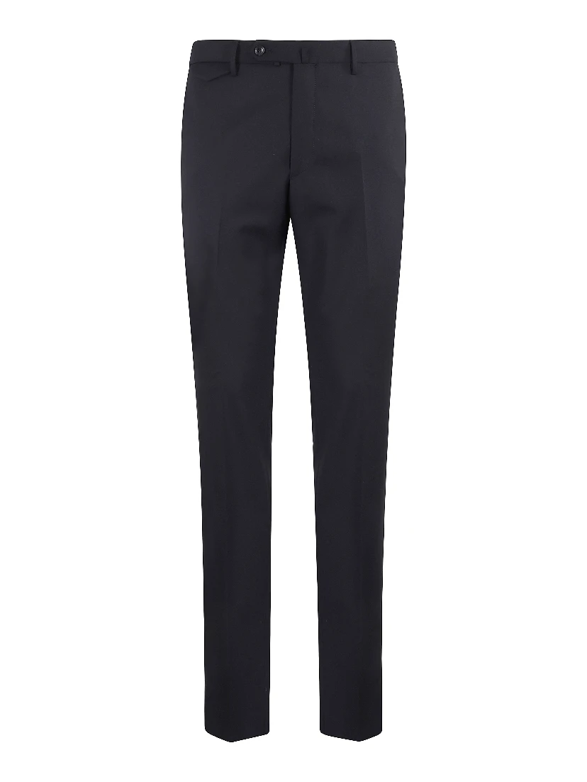 Wool straight-leg trousers