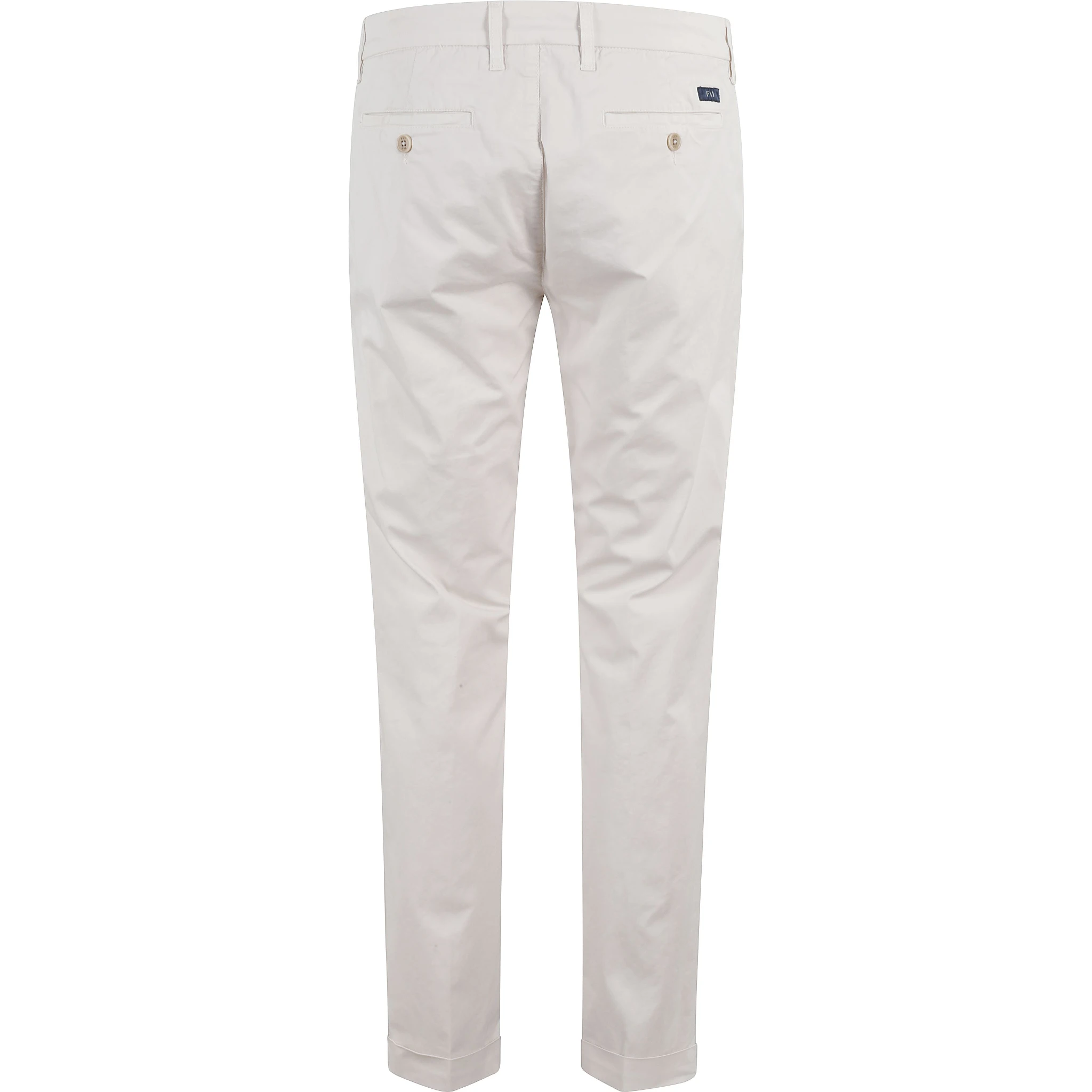 Pantalone Capri In Popeline Stretch Slim Fit Fondo 17,5 Trousers