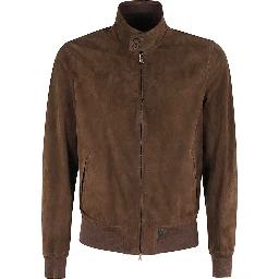 suede bomber jacket