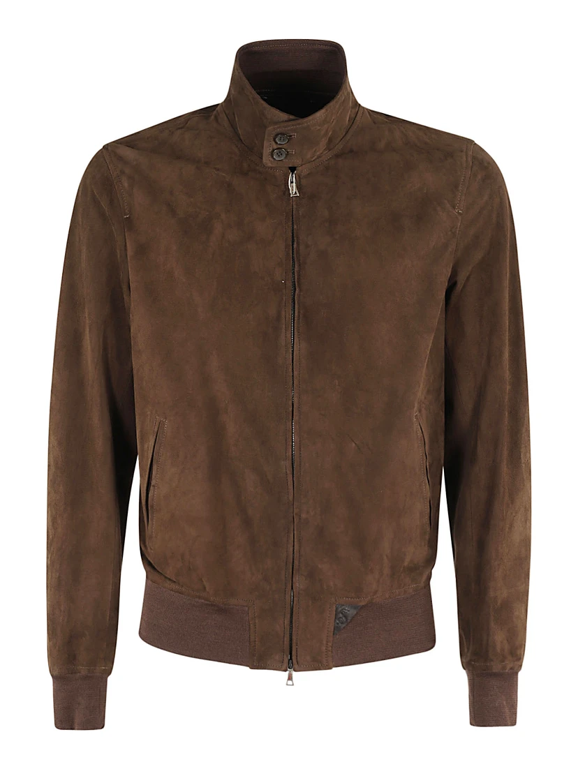 suede bomber jacket