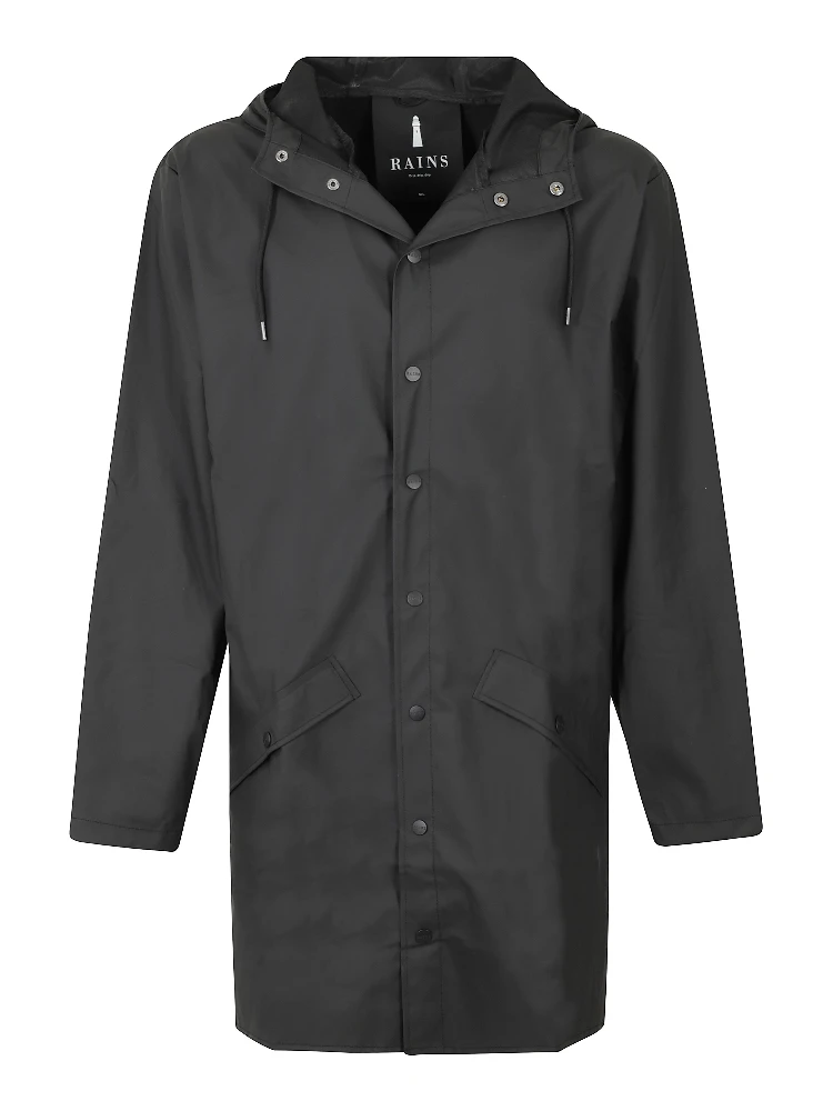 zip-up hooded jacket