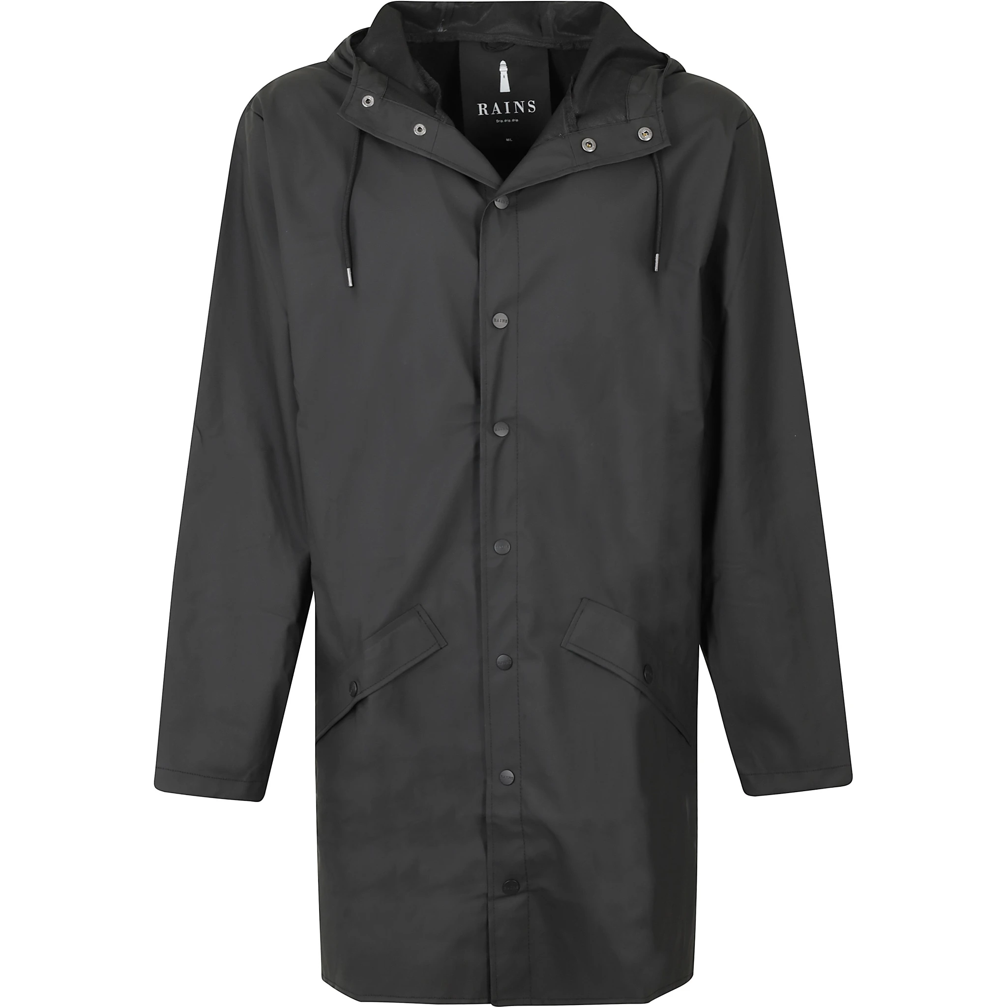 zip-up hooded jacket
