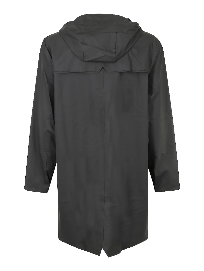 zip-up hooded jacket