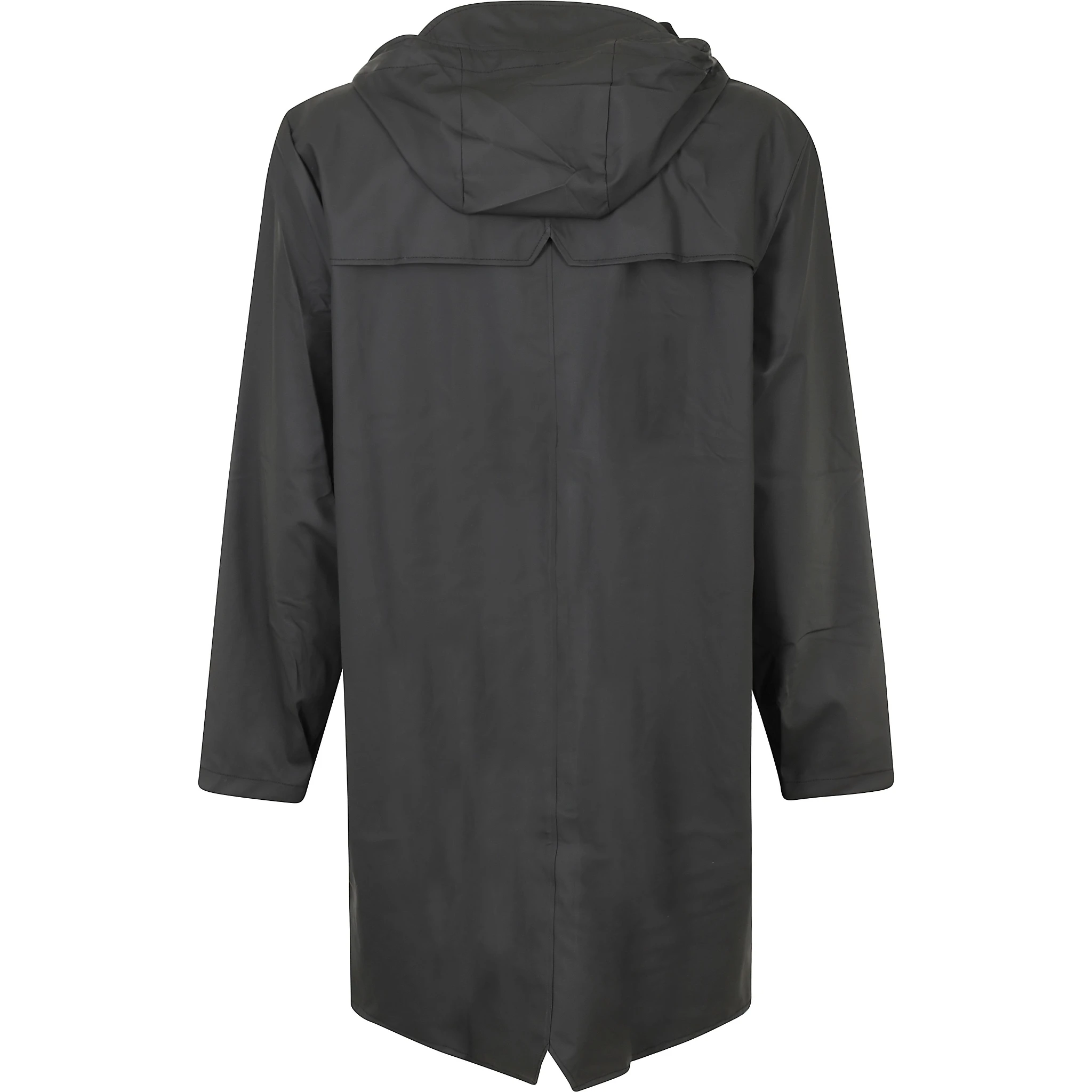 zip-up hooded jacket