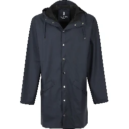 zip-up hooded jacket