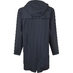 zip-up hooded jacket
