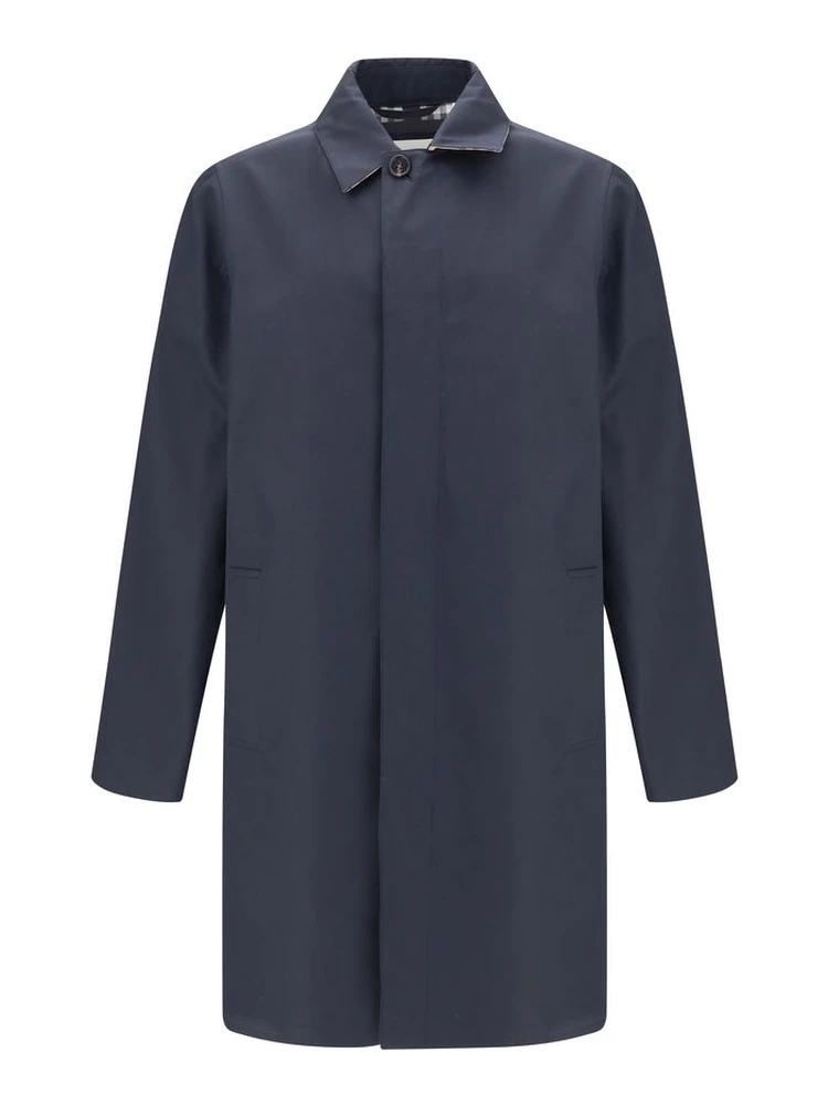 Blue Cotton Coat