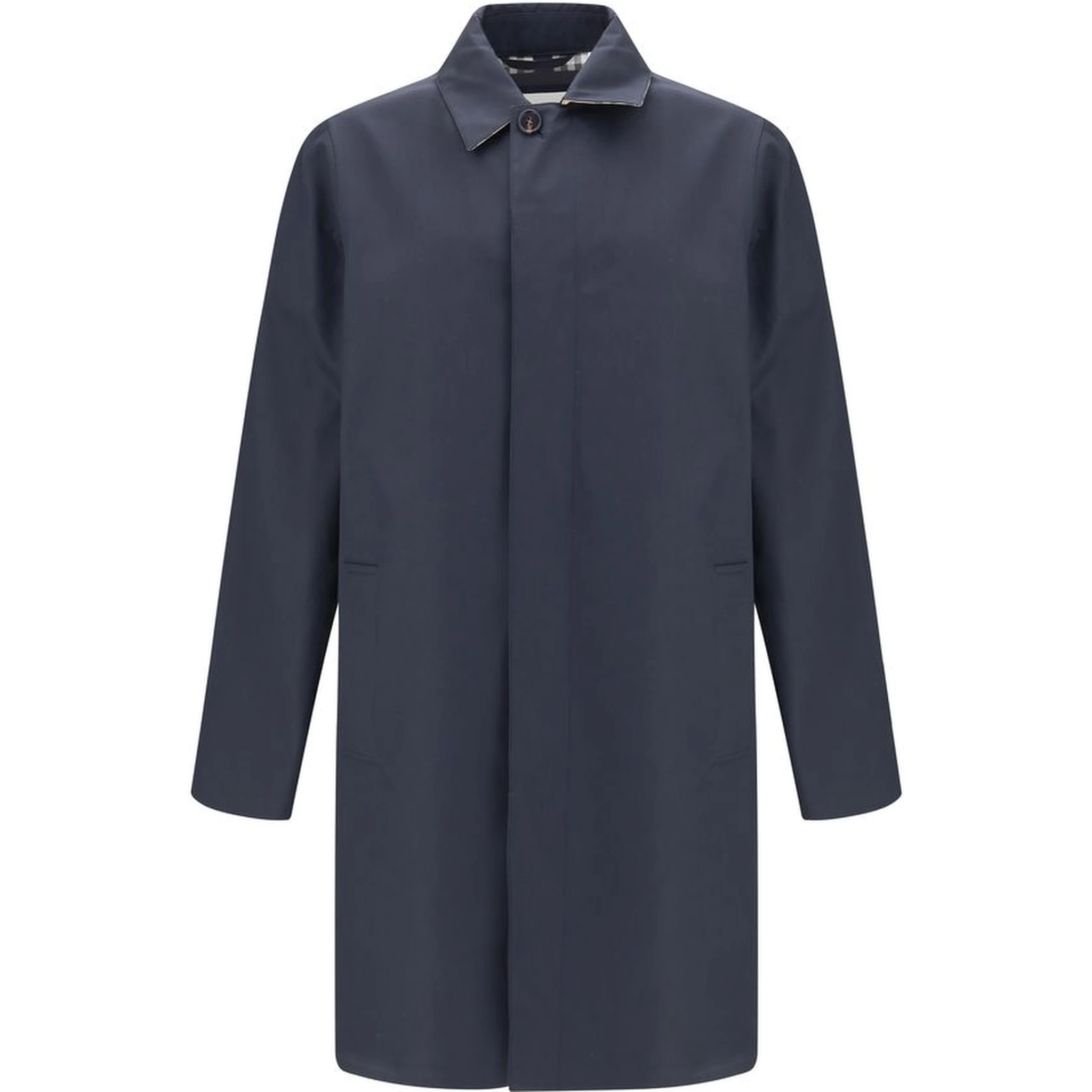 Blue Cotton Coat