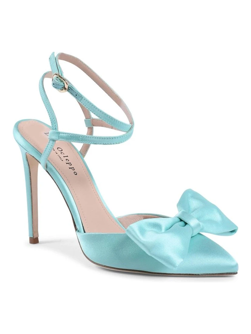 Pink Satin Pumps