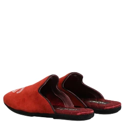 Red Suede DG King Men House Slippers Shoes