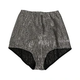 Gray Silk Stretch Slip Girdle Panty Underwear