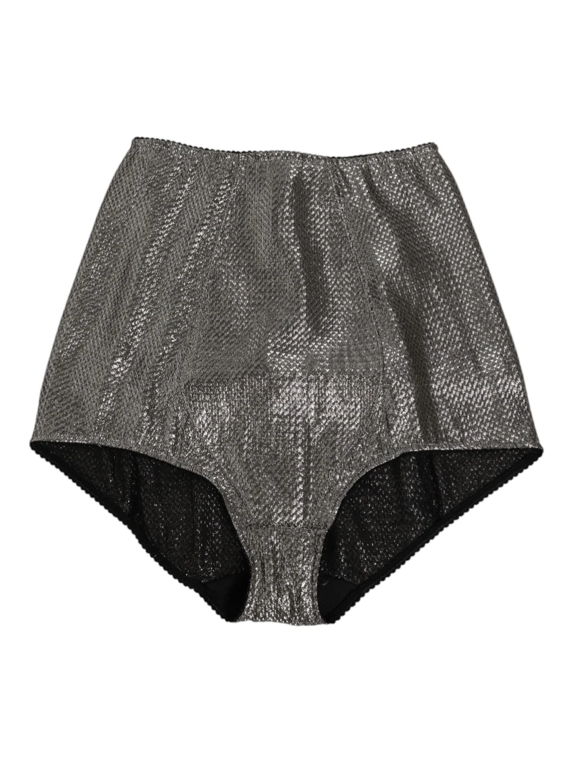 Gray Silk Stretch Slip Girdle Panty Underwear