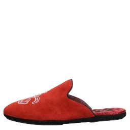 Red Suede DG King Men House Slippers Shoes