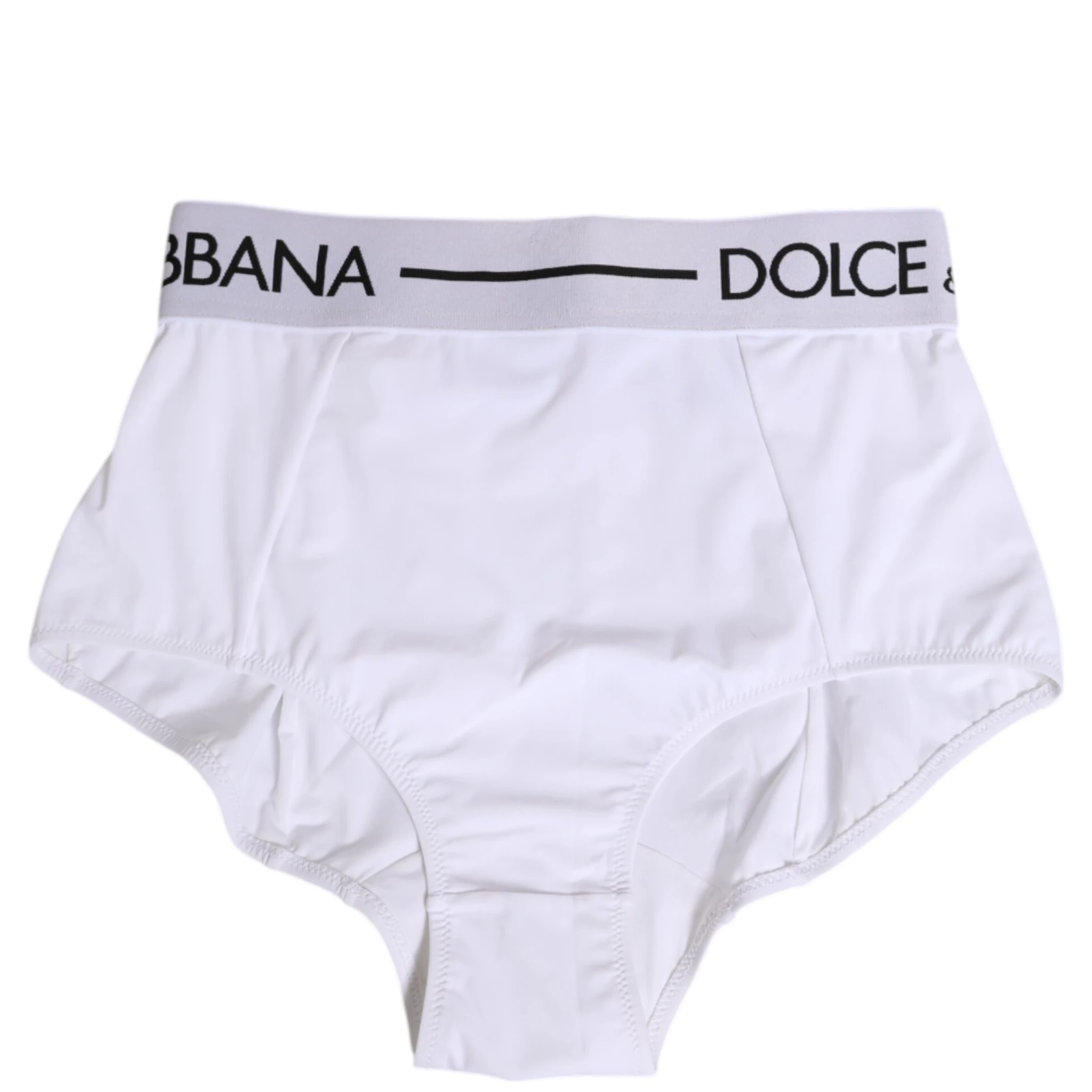 White Nylon Logo Waistband Coulotte Underwear