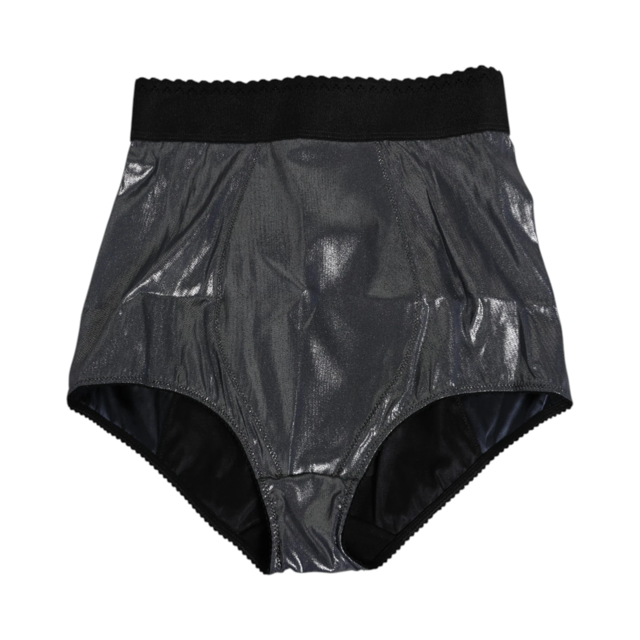 Gray Silk Stretch Slip Girdle Panty Underwear