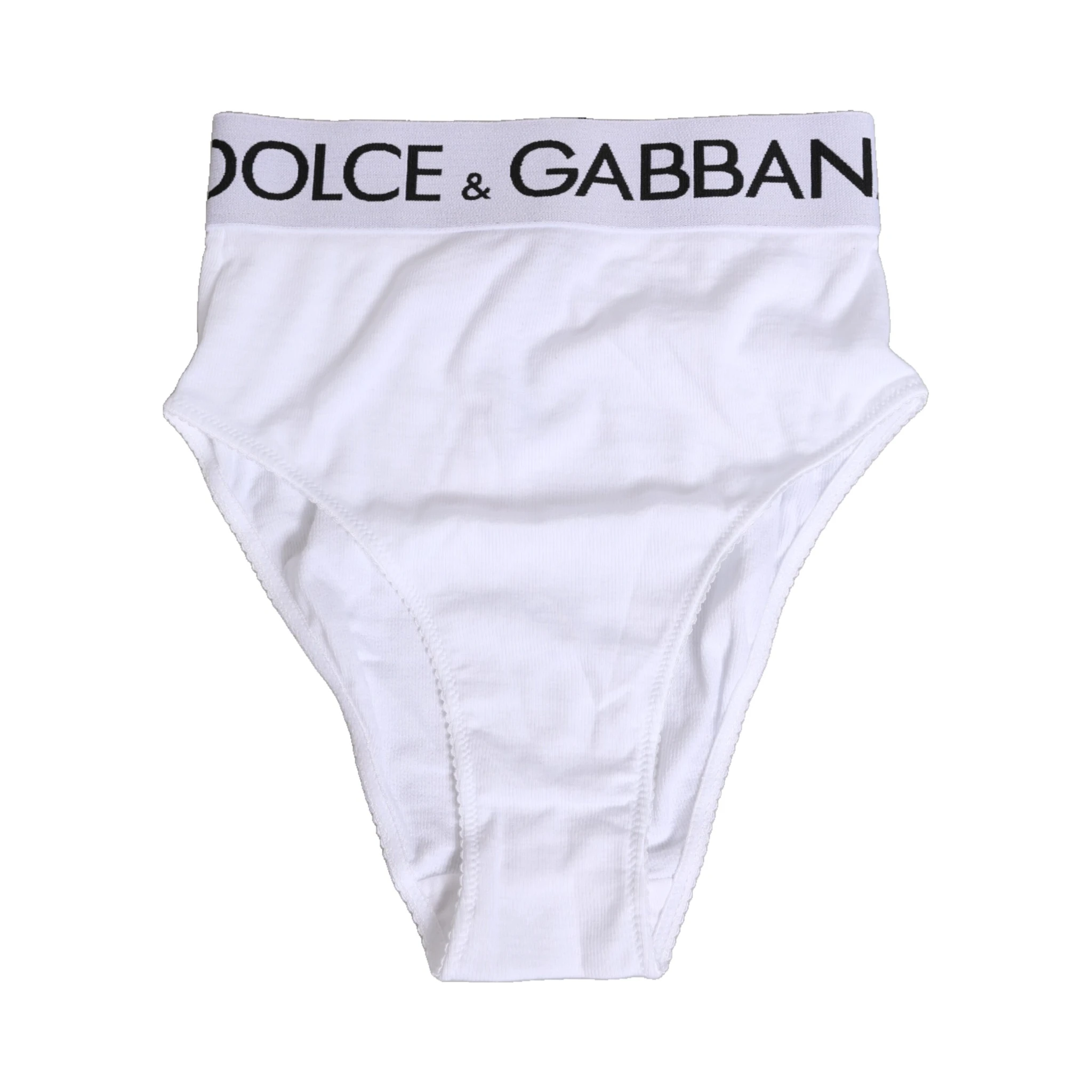 White Cotton Stretch High Waist Panty Underwear