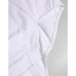 White Nylon Logo Waistband Coulotte Underwear