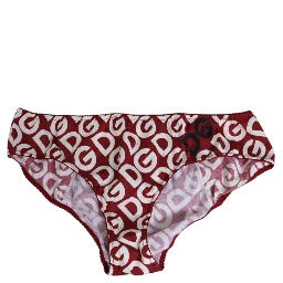Bordeaux DG Logo Slip Bottom Brief Underwear