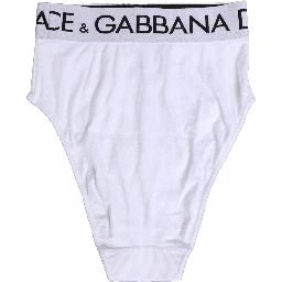 White Cotton Stretch High Waist Panty Underwear