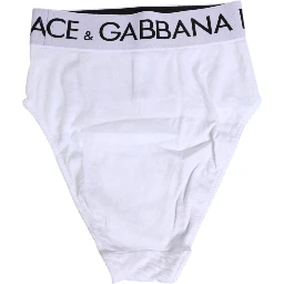 White Cotton Stretch High Waist Panty Underwear