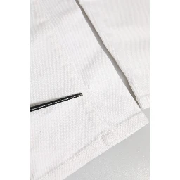 Off White Cotton Stretch Slim Fit Denim Jeans
