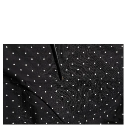 Black Polka Dot Cotton GOLD Men Formal Dress Shirt