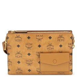 Brown Canvas Shoulder Bag