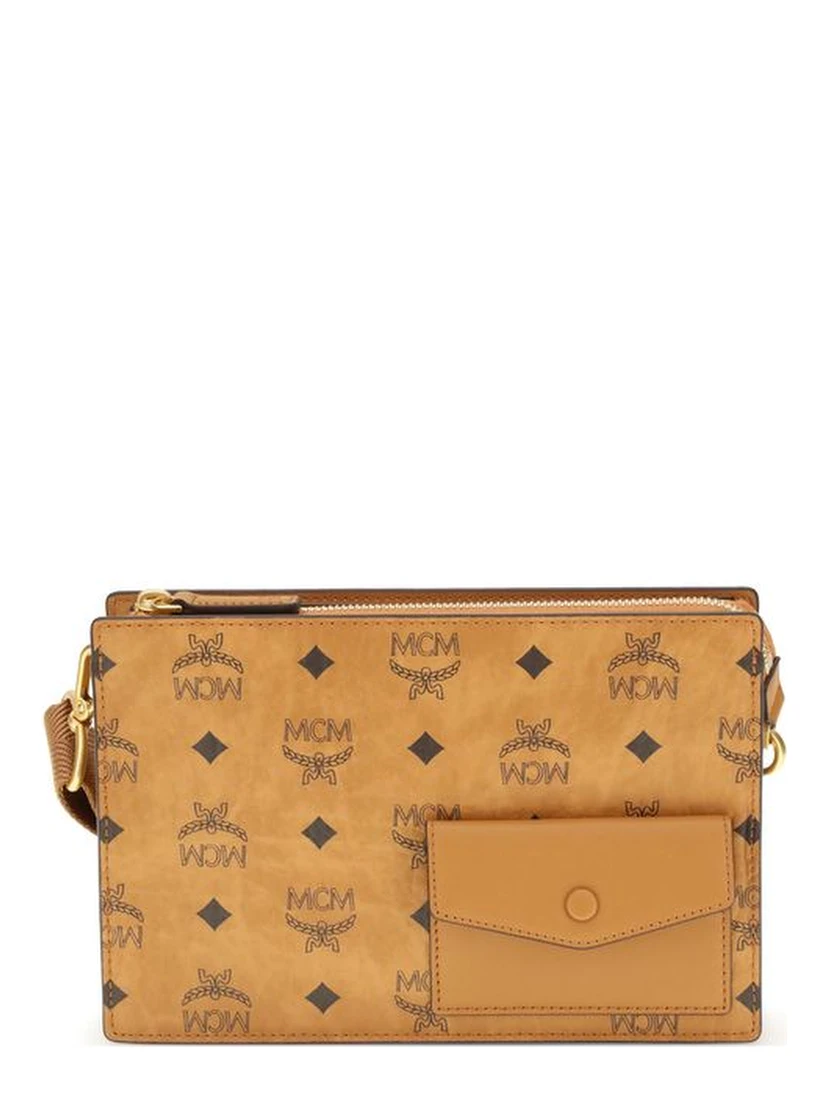 Brown Canvas Shoulder Bag