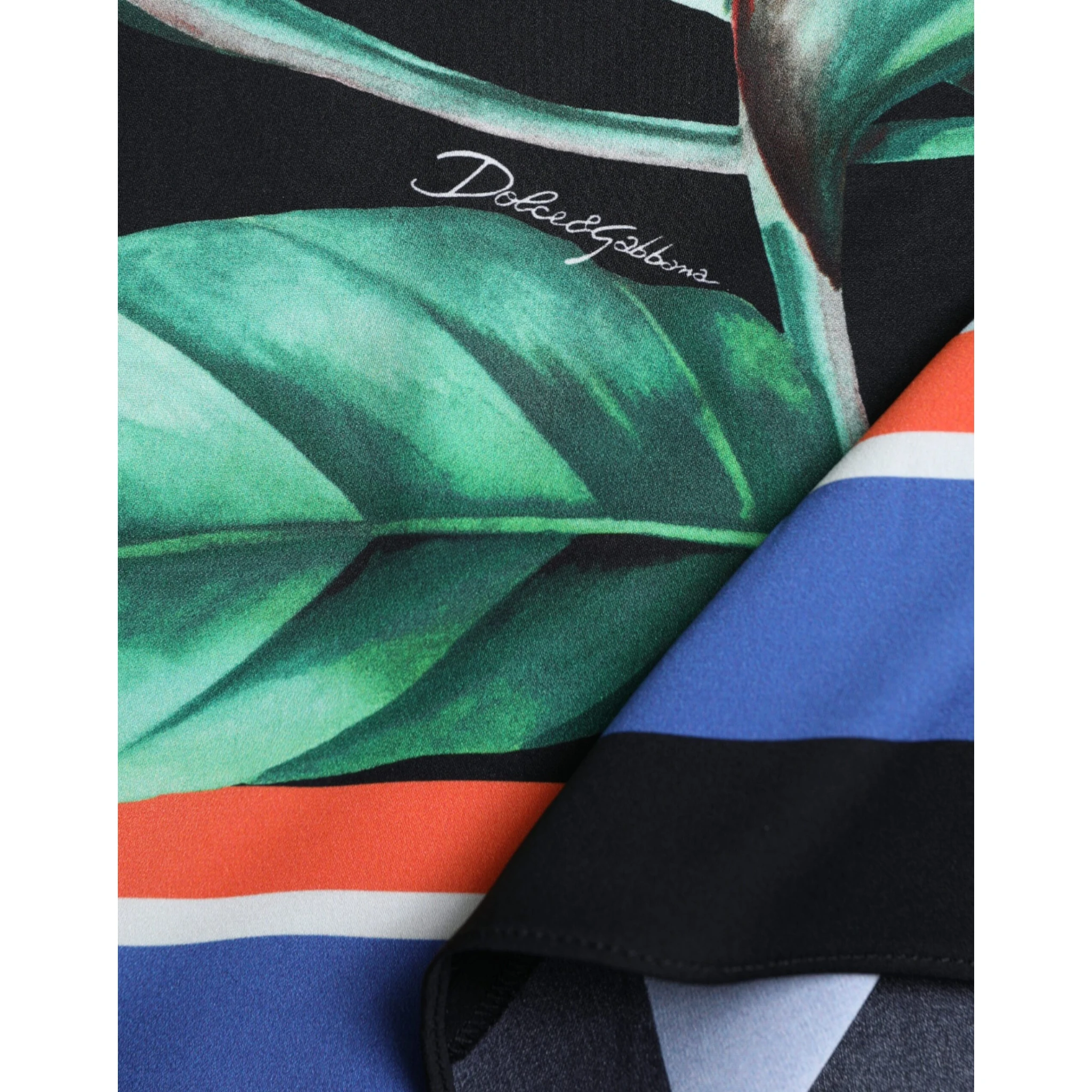 Black Strelitzia High Waist Wrap Midi Skirt