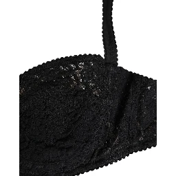 Black Lace Underwire Bra Lingerie Underwear