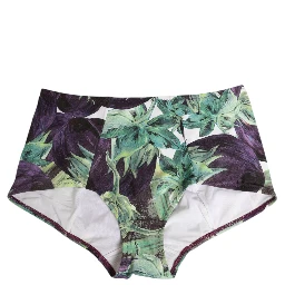 Eggplant Print High-Waist Briefs Underwear