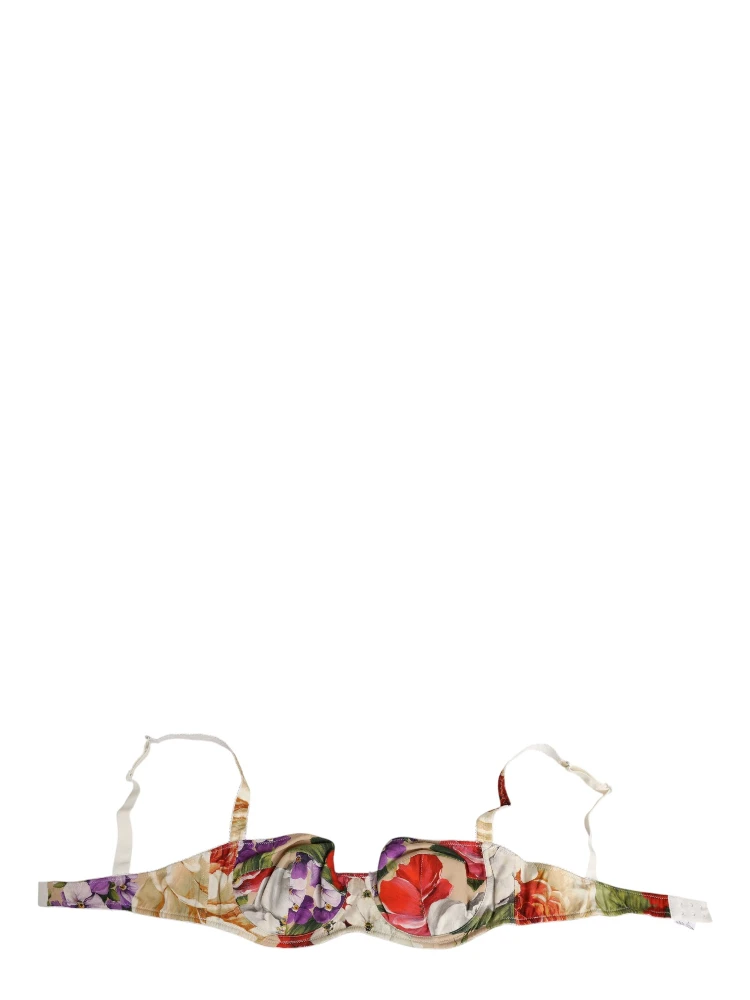 Floral Print Semi Padded Balconette Bra Underwear alternative