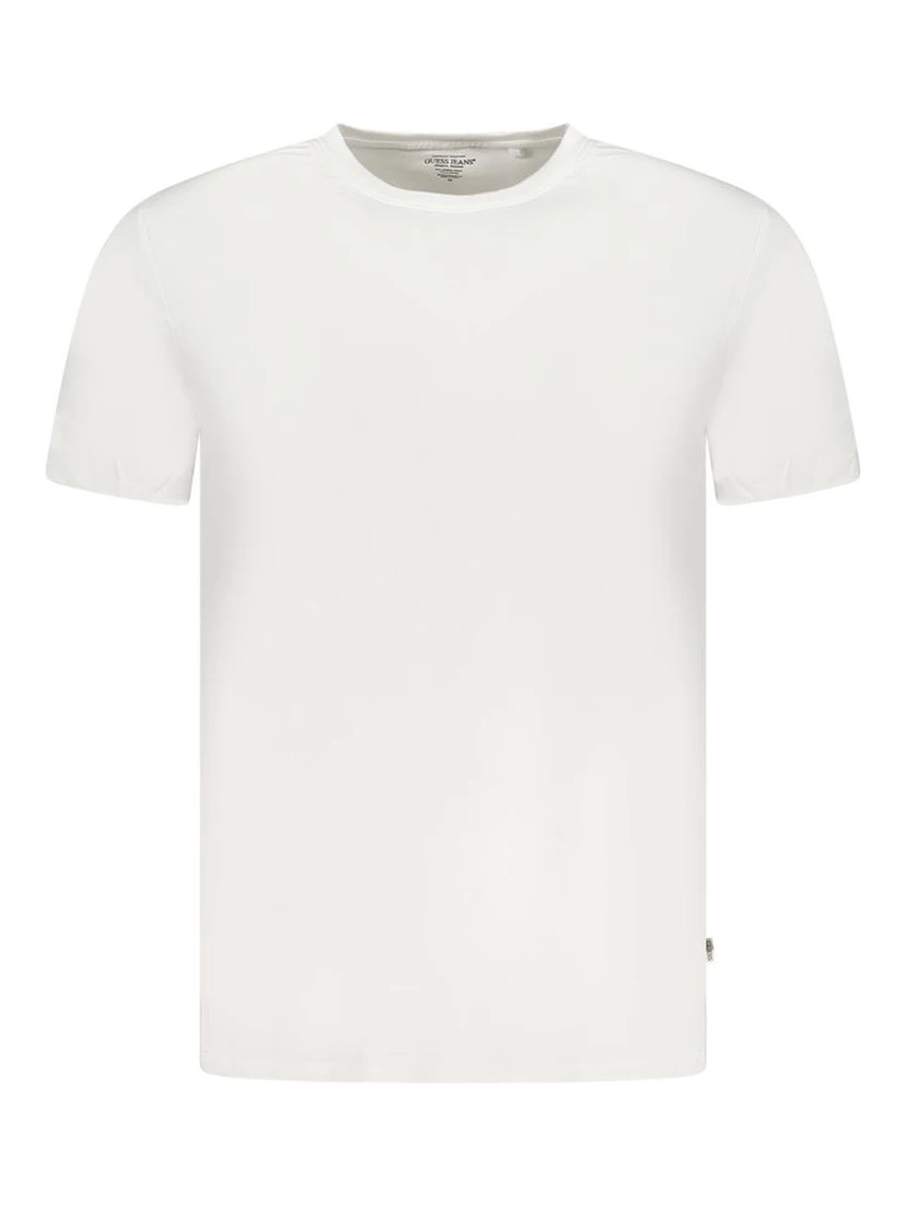 White Elastane T-Shirt