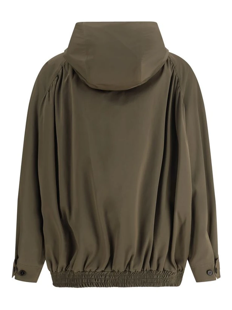 Bicolor Polyester Bomber alternative