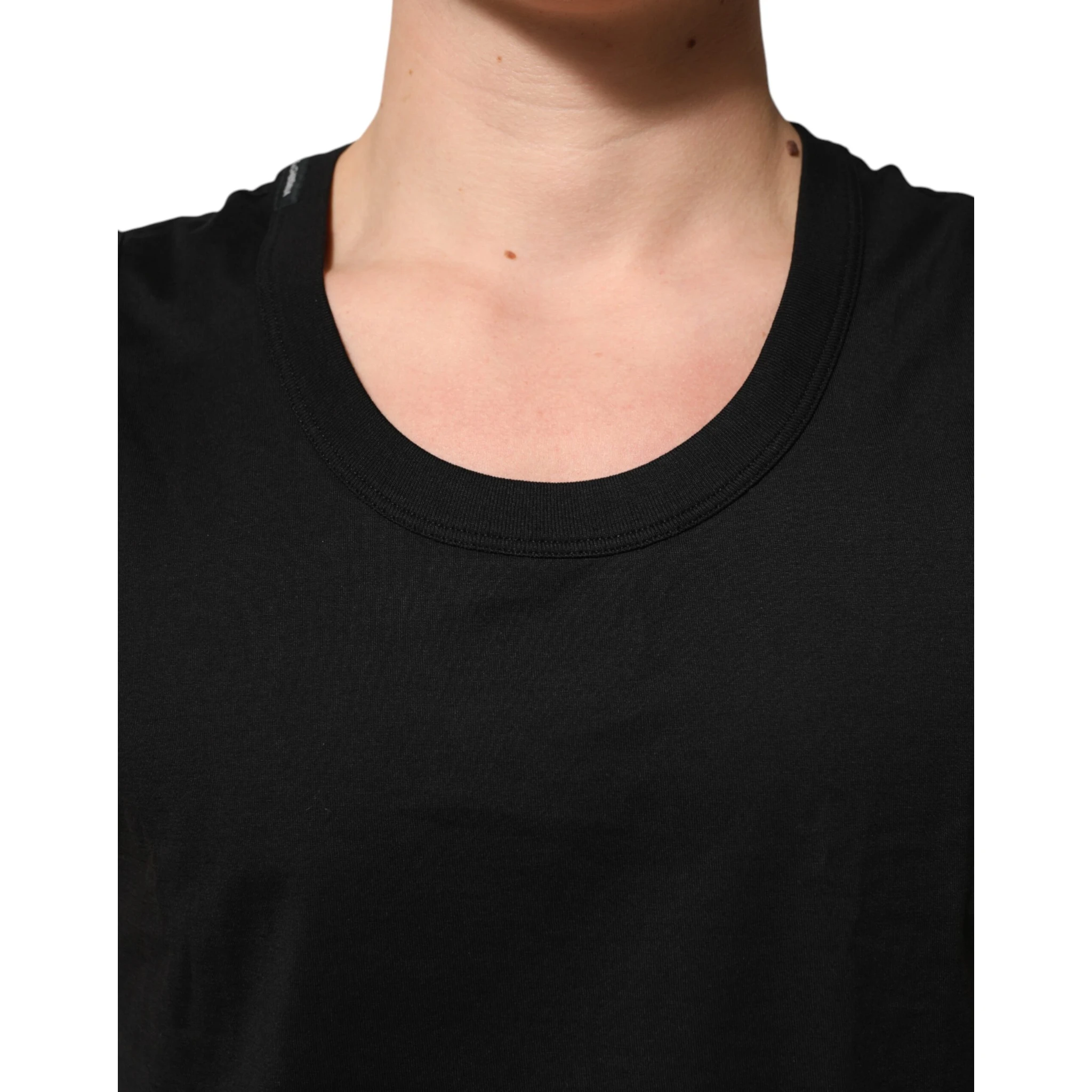 Black Cotton Sleeveless Underwear Men Tank Top
