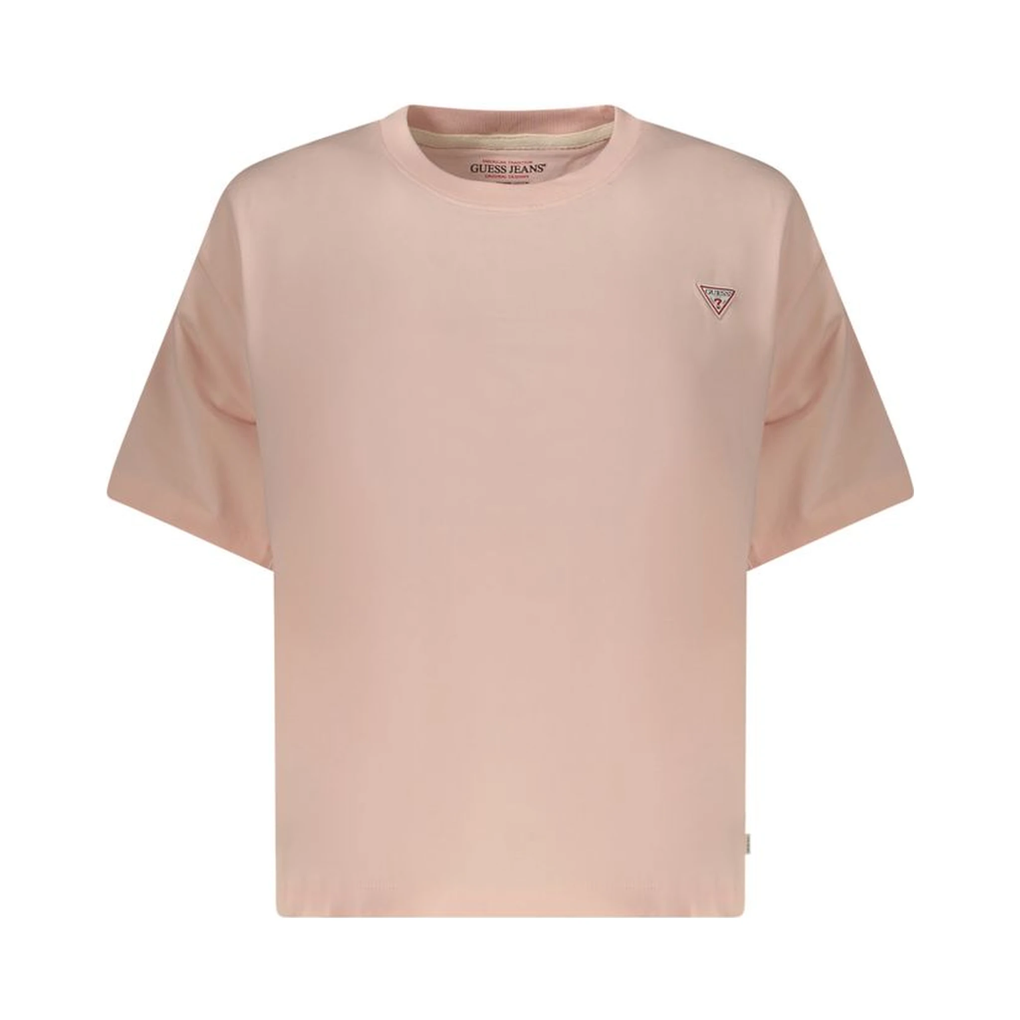 Pink Cotton Women T-Shirt