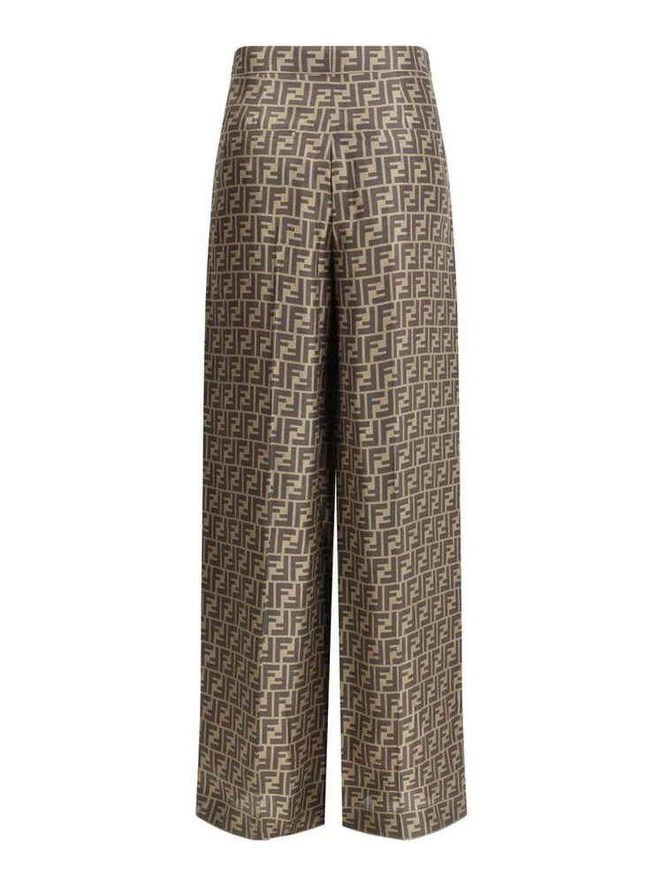 Brown Silk Casual Pants alternative