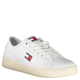 White Leather Women Sneaker