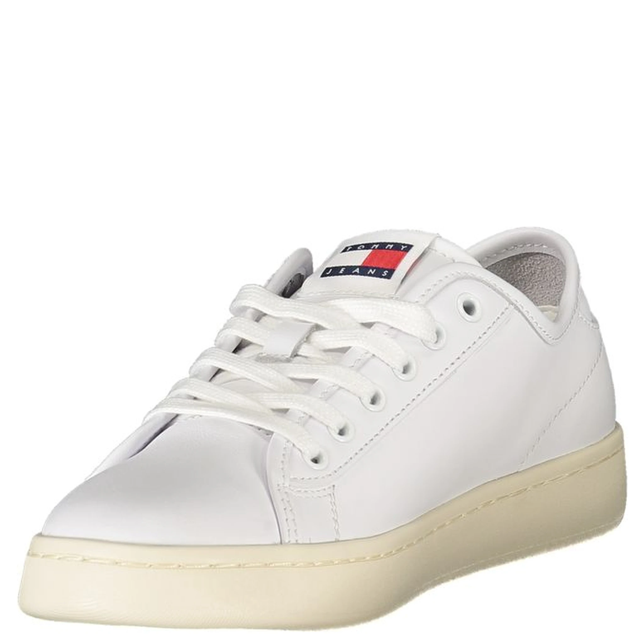 White Leather Women Sneaker