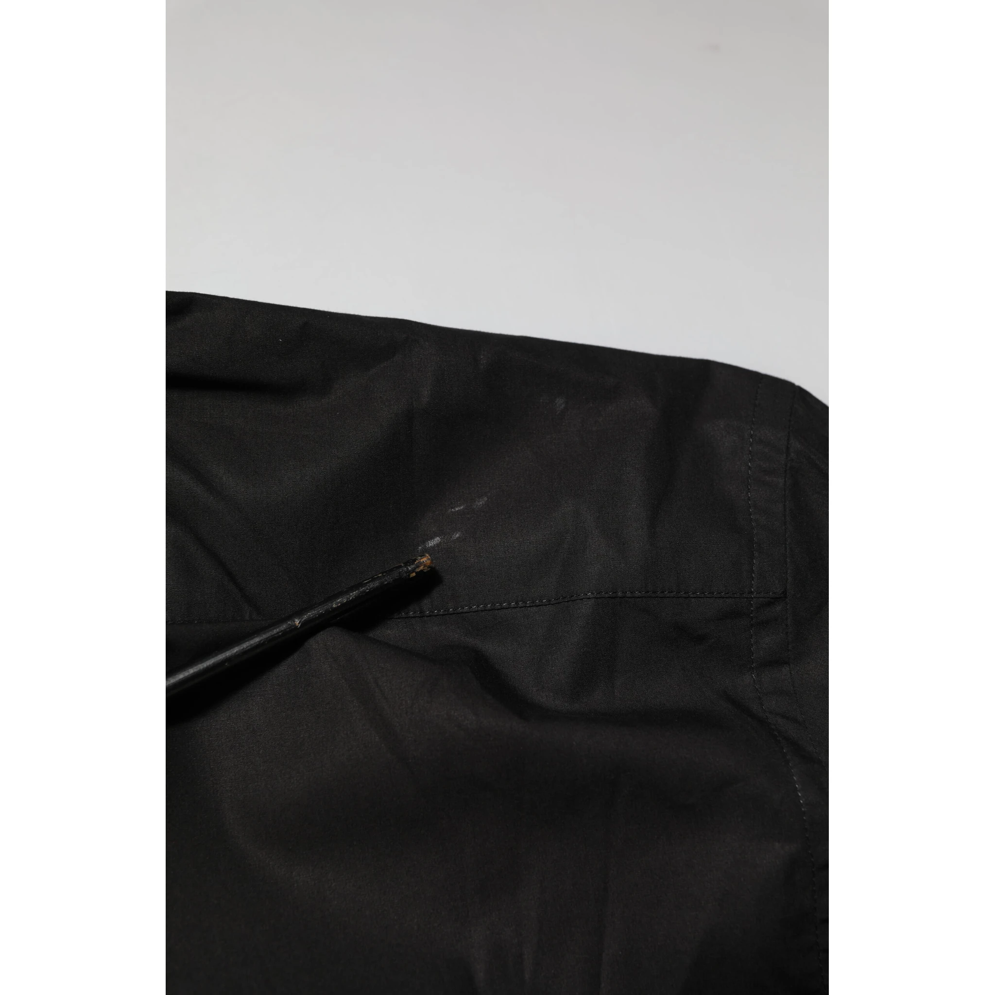 Black Cotton Star Sequin Dress Formal Men Shirt