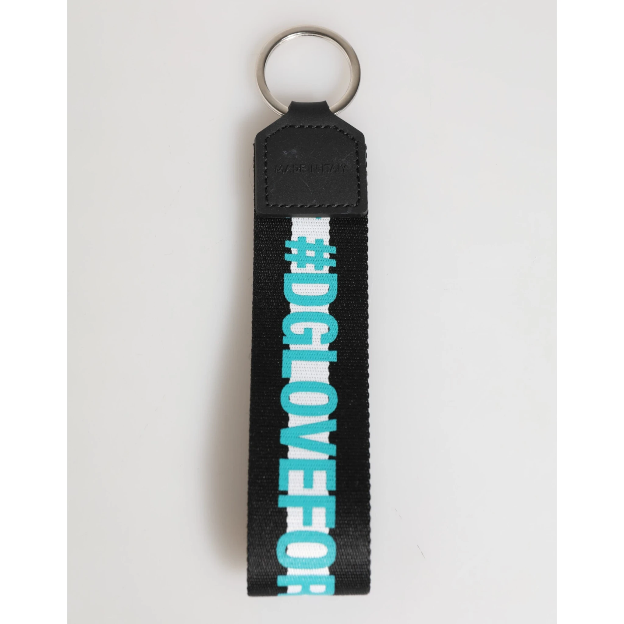Multicolor Logo Polyester Brass Holder Keychain Keyring