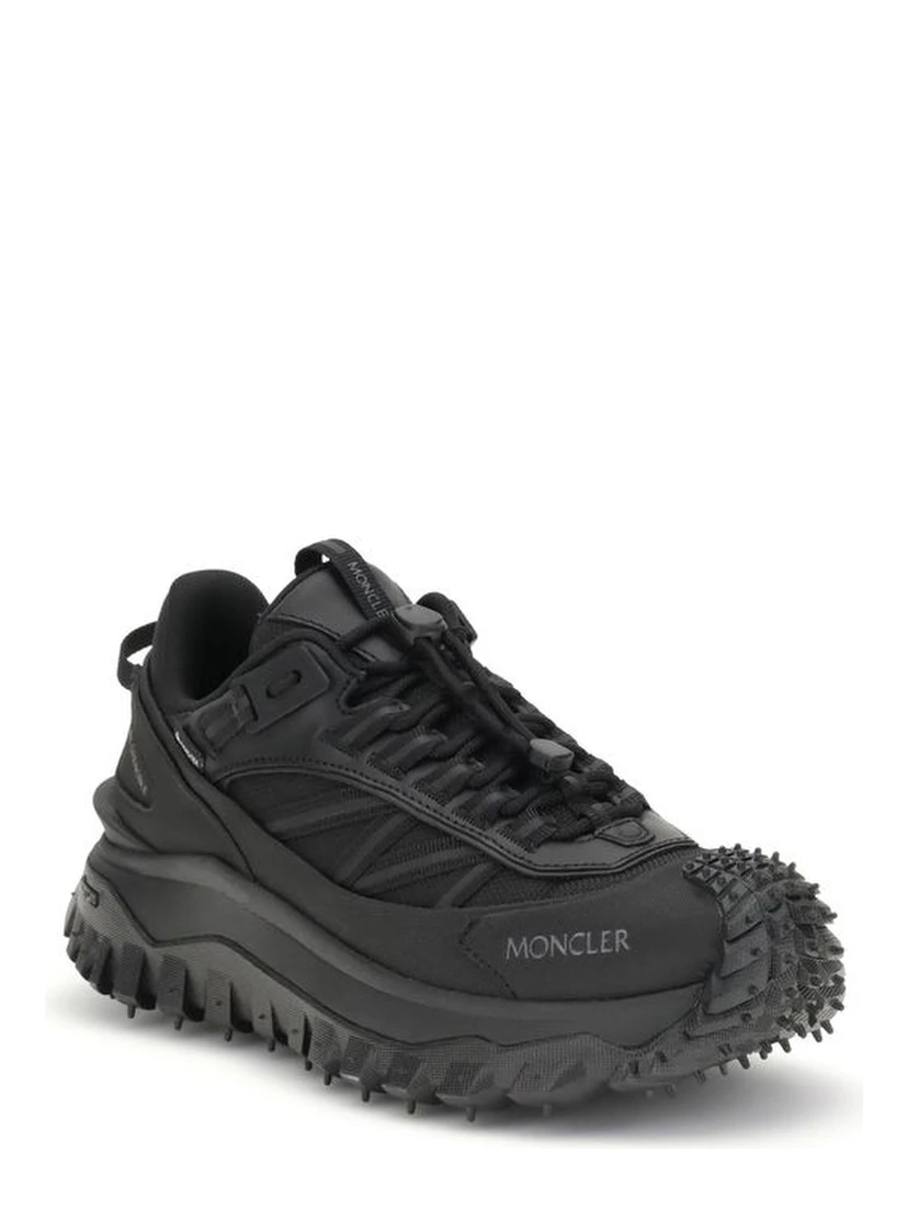 Black Calf Leather Bos Taurus Athletic Sneakers