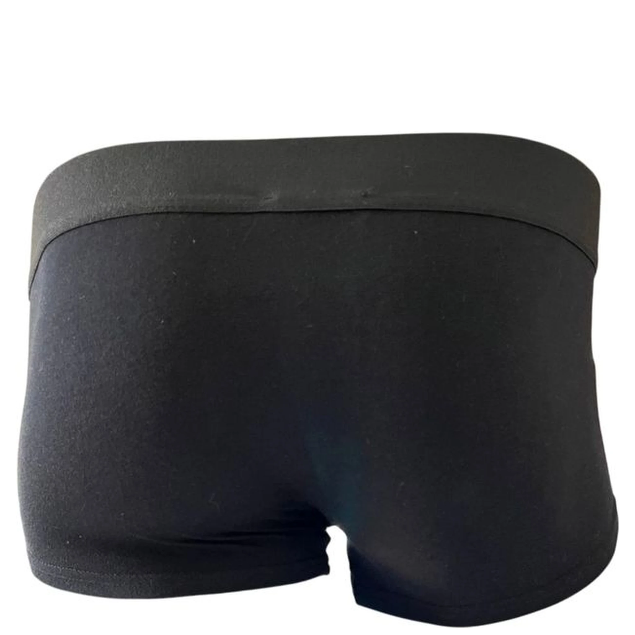 Black Cotton Men's Boxer