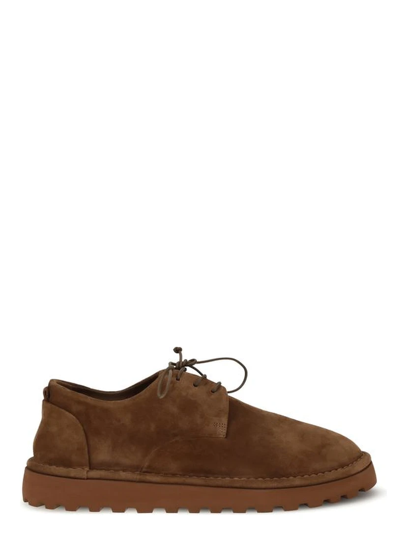 Brown Rubber Oxfords And Derbies