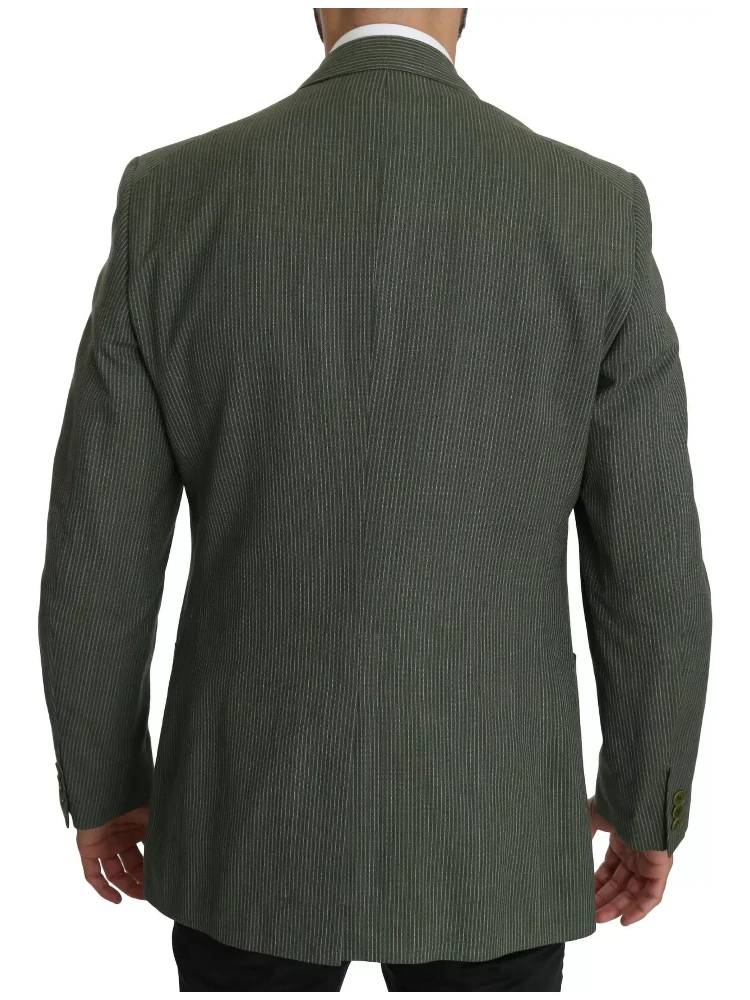 Green Linen Blazer One Piece Single Breasted Jacket alternative