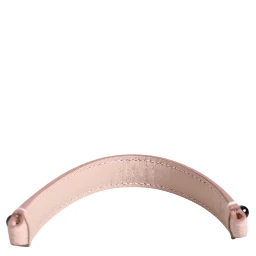 Light Pink Embellished Leather Bag Handle  Shoulder Strap
