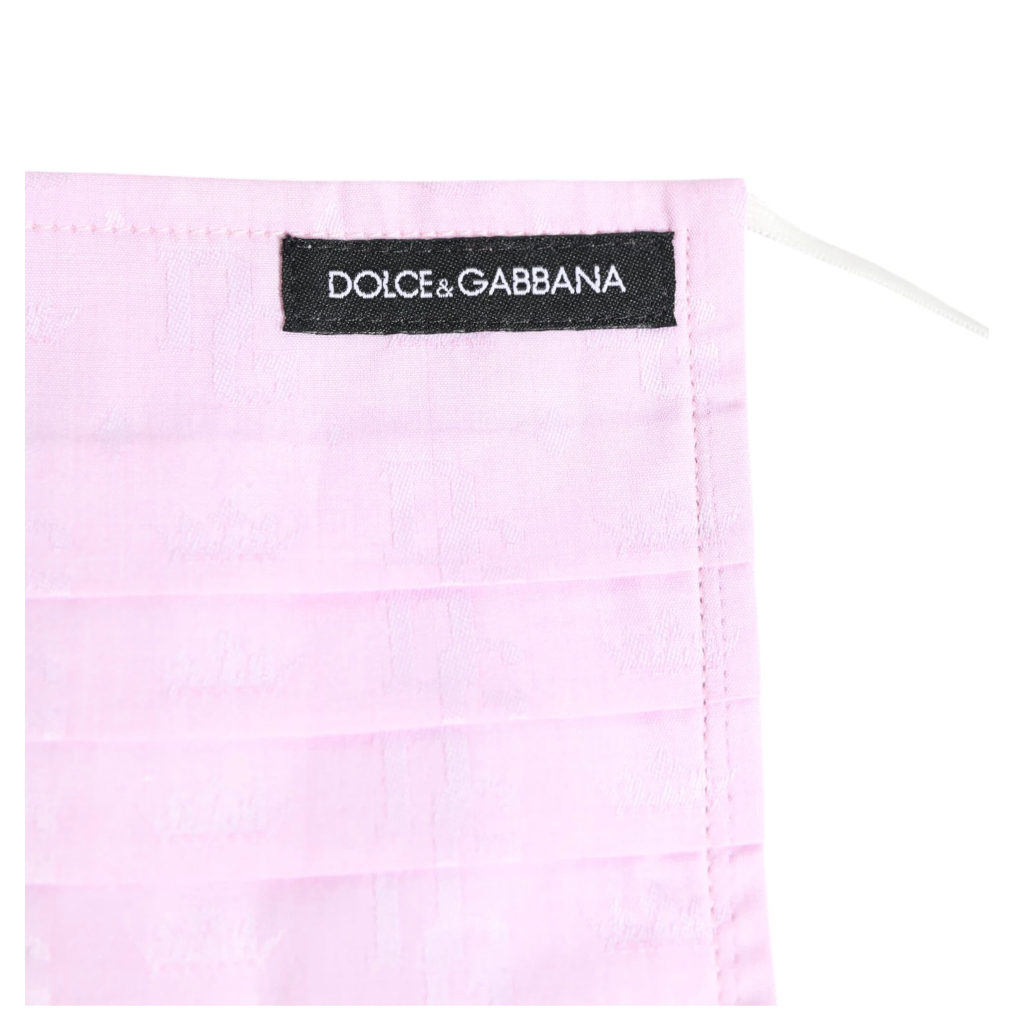 Pink Cotton Logo Elastic Ear Strap Face Mask