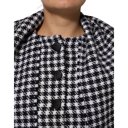 Multicolor Wool Monochrome Patterned Jacket