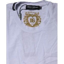 White Short Sleeves Crew Neck Top T-shirt