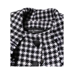 Multicolor Wool Monochrome Patterned Jacket